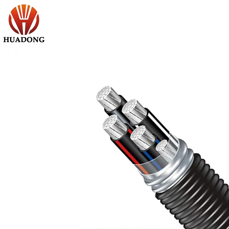 MC Lite cable 12/2 Gauge Aluminum armor THHN Core green ground wire factory price