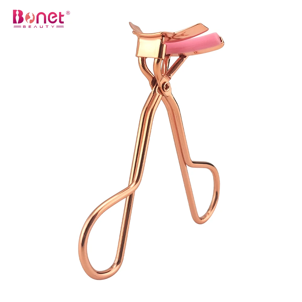 Excellent Review Purple Crystal Bright Beauty Cream Pink Applicator Eyelash Curler Lash Tweezers Eyelashes Curler Heat