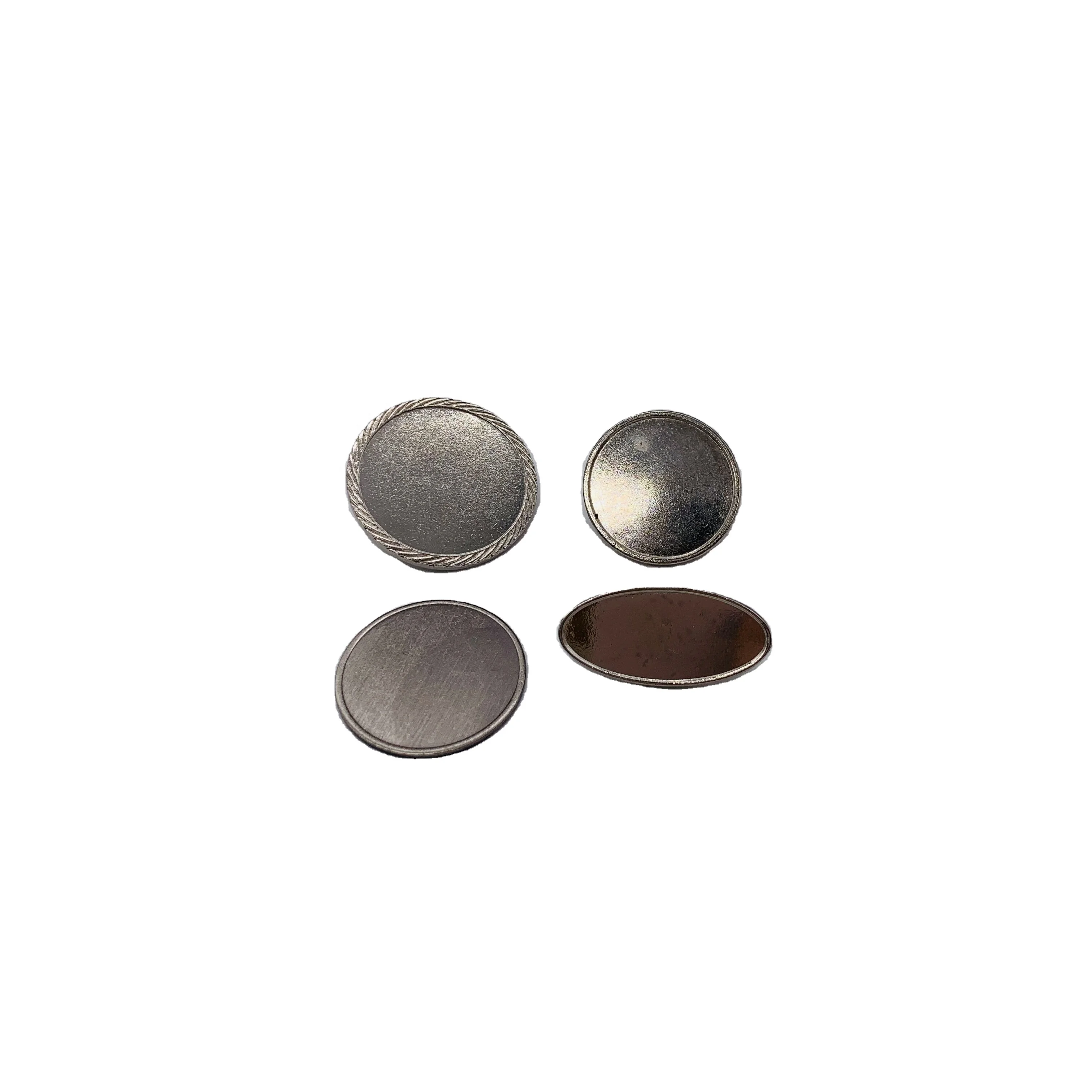 Free mold customize your own logo blank metal various shape blank lapel pin badges