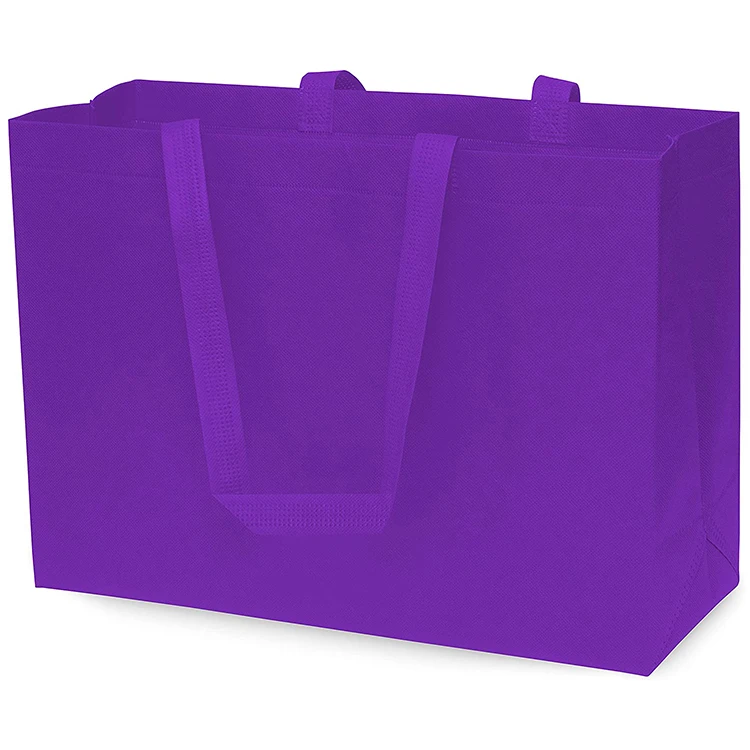 Eco Friendly Custom Logo Non Woven Ultrasonic Bags Wholesale Reusable Grocery Shopping Bag