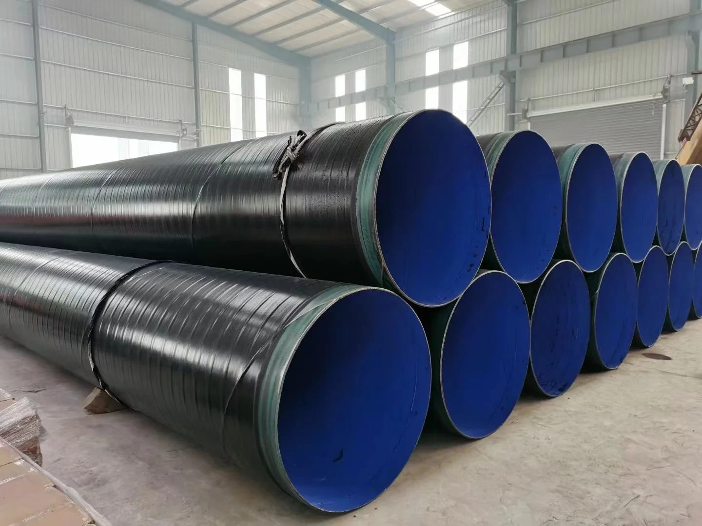A53 ERW Pipe 2PE/3PE Anti-corrosion Steel Pipe DN200 DN100 DN80