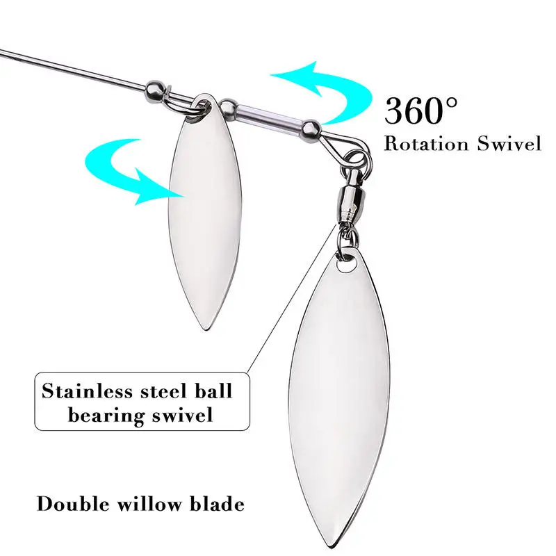 10g 14g Chatter bait spinner bait weedless fishing lure Buzzbait wobbler chatterbait for bass pike walleye fishing lures