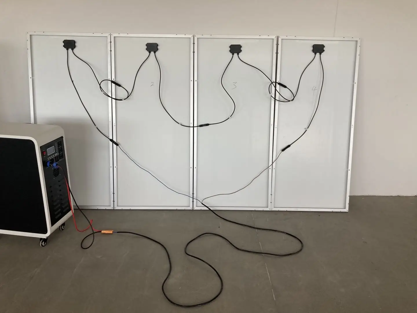 directly factory price push hand solar portable power station 4000w 5000w off-grid solar power system 4kw 5kw home generator