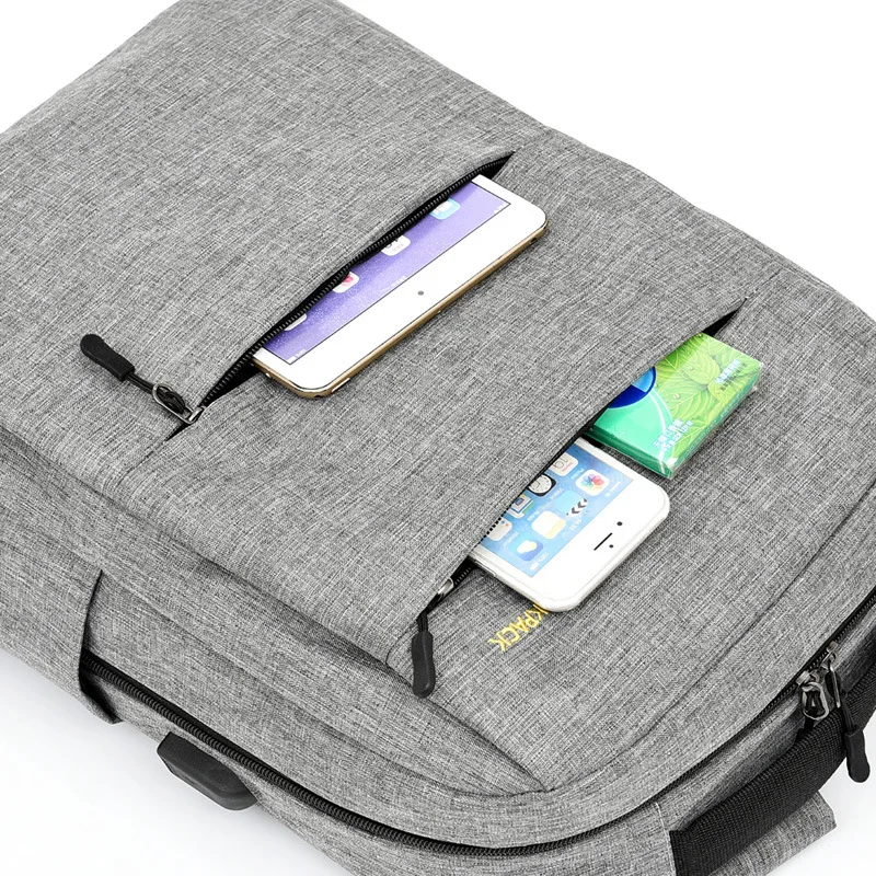 Waterproof oxford set 3 piece set men lady korean fashion cute notebook usb laptop bag backpack set for women