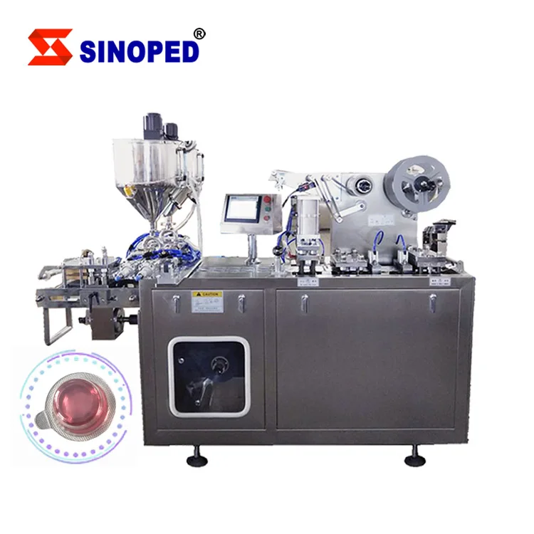 Multi-function auto small liquid jam honey blister packaging machines for food