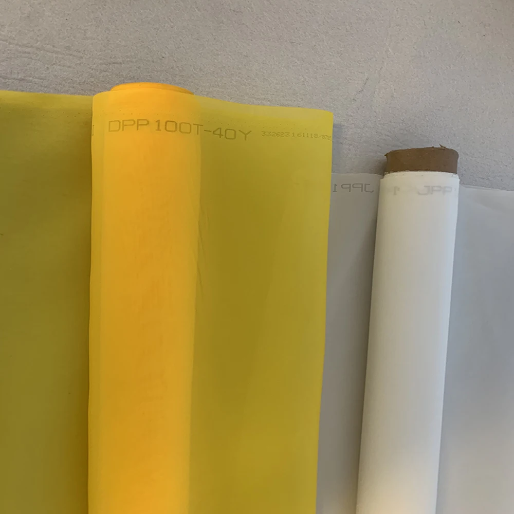 6T-165T 100% полиэфирная сетка высоконатяжная шелкографическая сетка/Болтовая