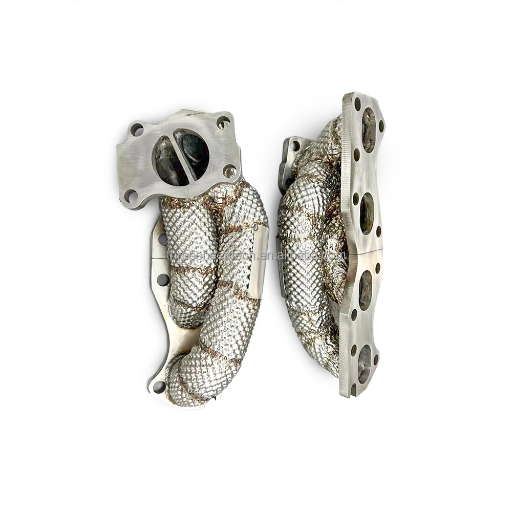 Custom Exhaust Manifold Headers with Heat shield For Mini Cooper S R56 R57 R60 2.0t 1.6t Stainless Steel 304 Exhaust pipes