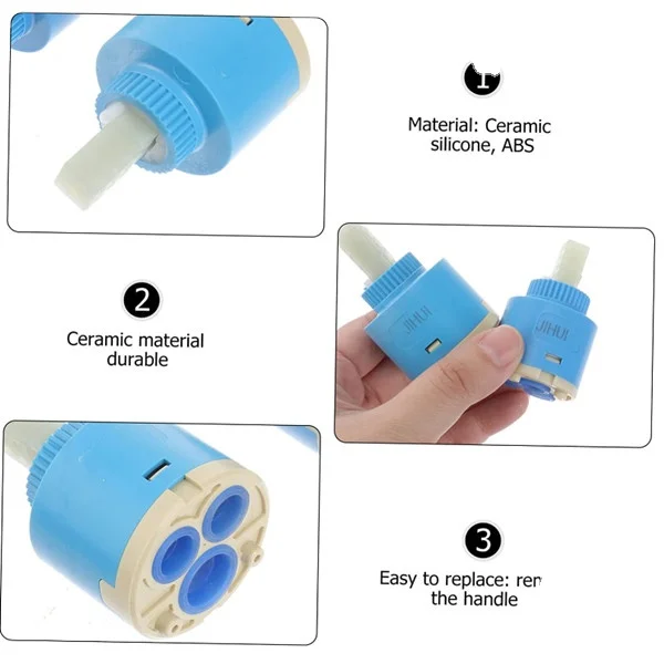 JD Cheap Price 26mm Brass Lever Faucet Cartridge for Ceramic Manufacture Disk Cartridge Faucet