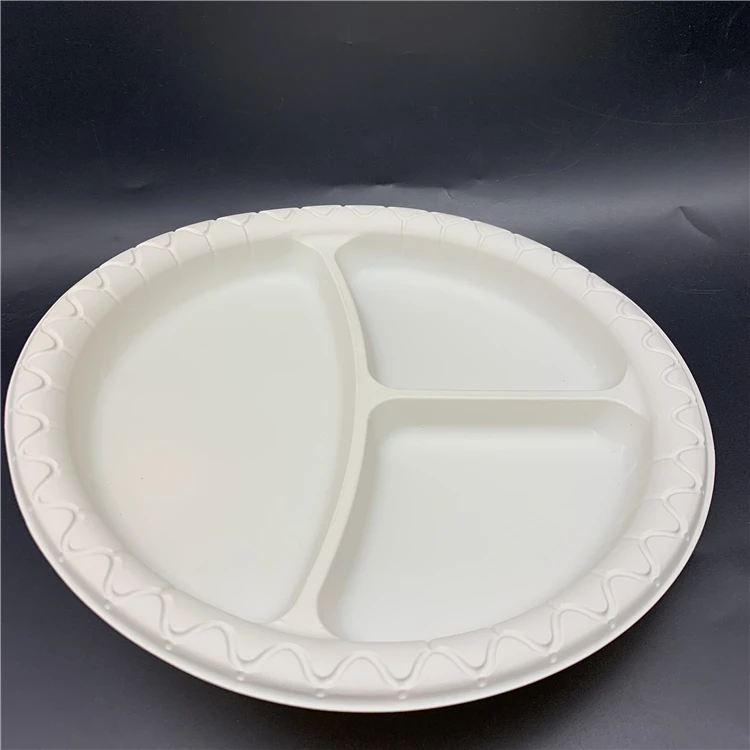 10 дюймов кукурузный крахмал круглые пластины platos descartables de
