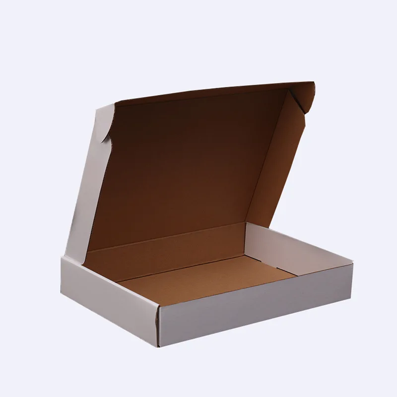 Factory Direct Folding Corrugated Paper Mailing Box White Kraft Box