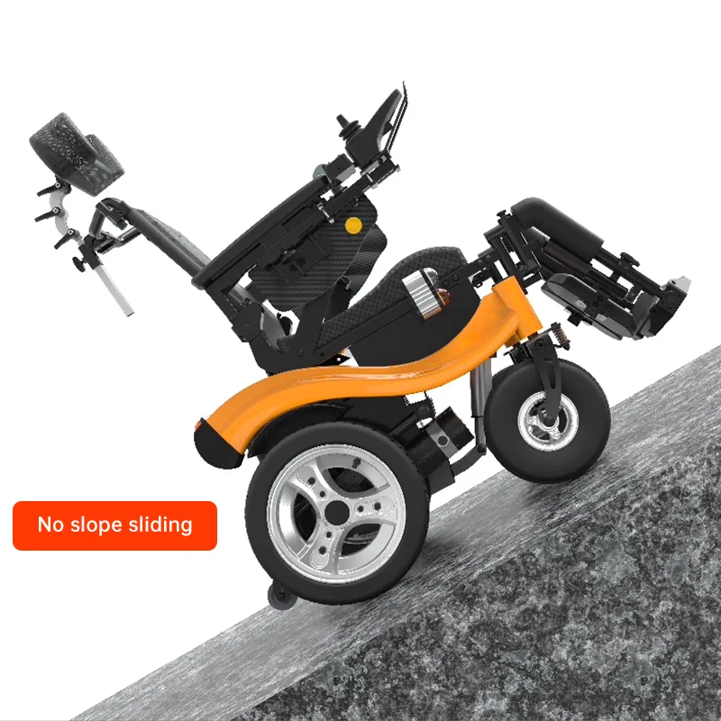 Smart Leg&Back Electric Adjustable Heavy-Duty Electric Wheelchair For Cerebral Palsy Patients 100Ah Big Battery Whleechair