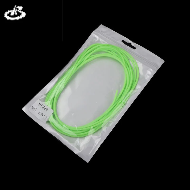 Color  luminous tube rubber tube Fishing accessory latex tube Fishing Rigs P1300