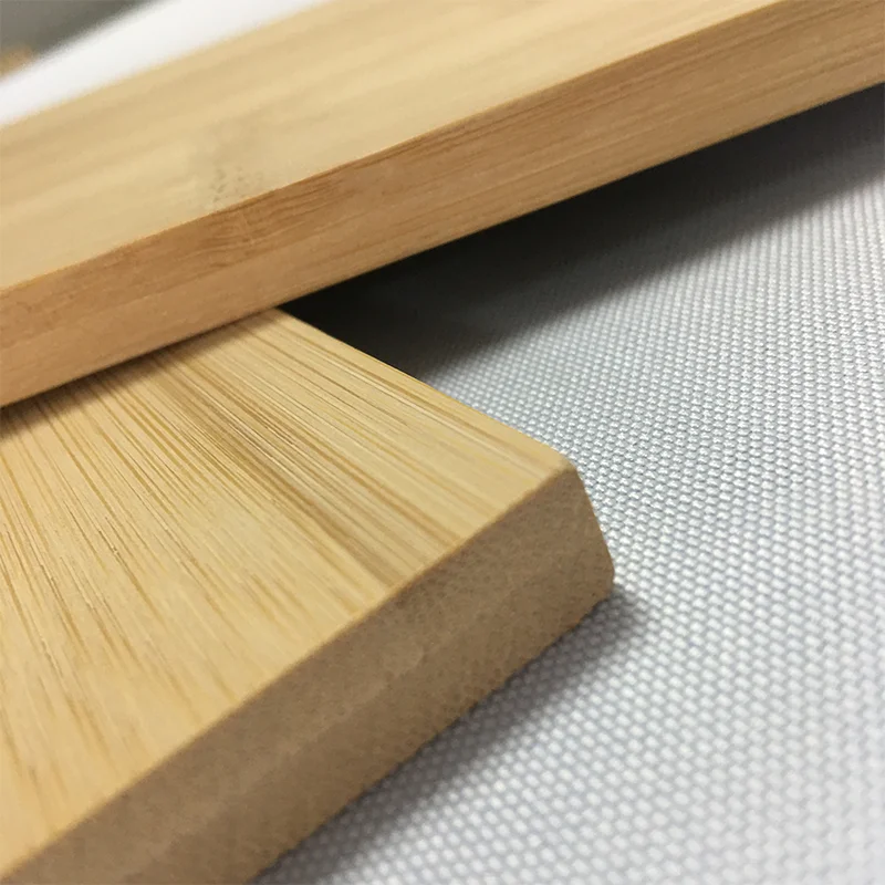 Drap plat en bambou 100 % solide 7 mm 2 plis directement en usine.