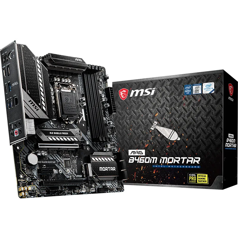 Материнская плата Msi B460M для компьютера 10400/10400F/10500/10700
