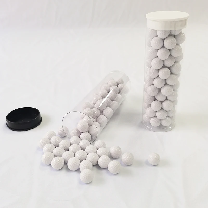 Exquisite Mini PVC Drum 14mm Golf Small White Ball ABS Plastic Durable Golf Balls