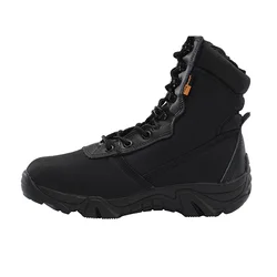 Мужские камуфляжные армейские ботинки, зимние тактические походные ботинки на молнии сбоку, 2019