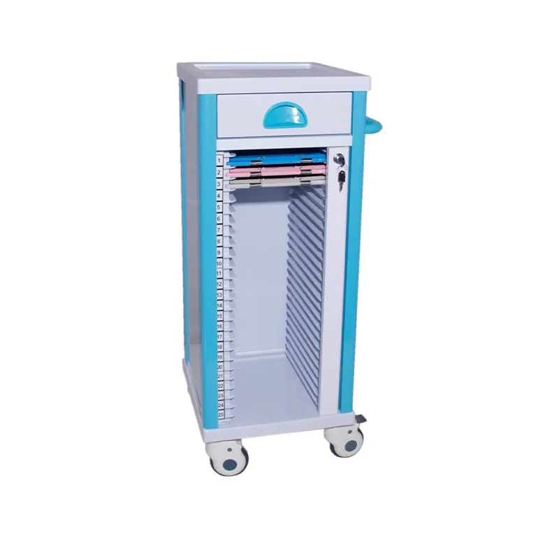 MK-P14A больничной медицинской отчетности тележка для поставщиков ABS пластиковые пластинки to Cart