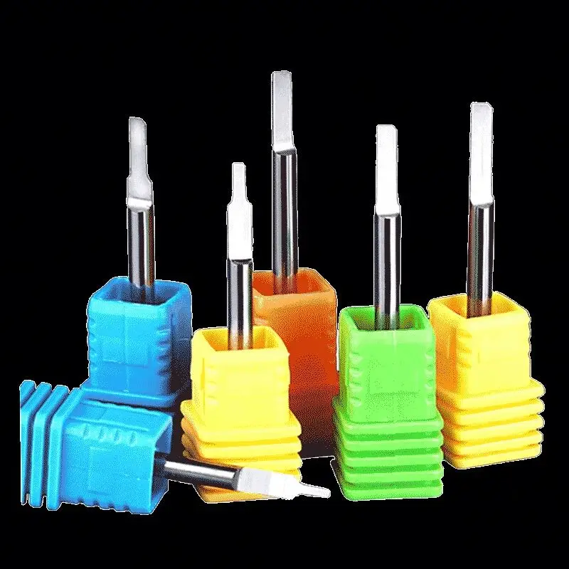 
HSR cutter diameter 12mm blade length 24mm 2-Flute tungsten carbide router bits for CNC machining corner radius 2mm end mills 