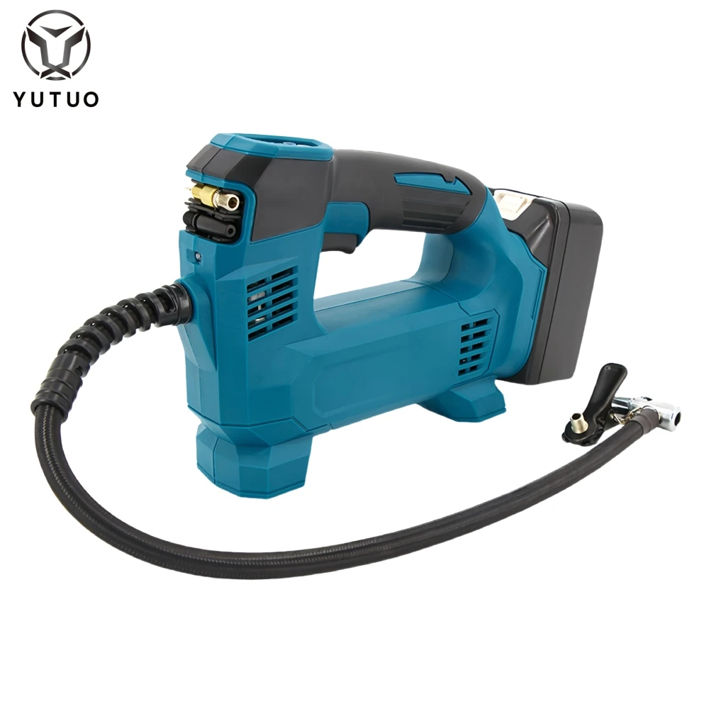 YUTUO wholesale 4 in 1 wrench polisher air pump car washer combo cordless lithium battery power tool kit set for car repair wash