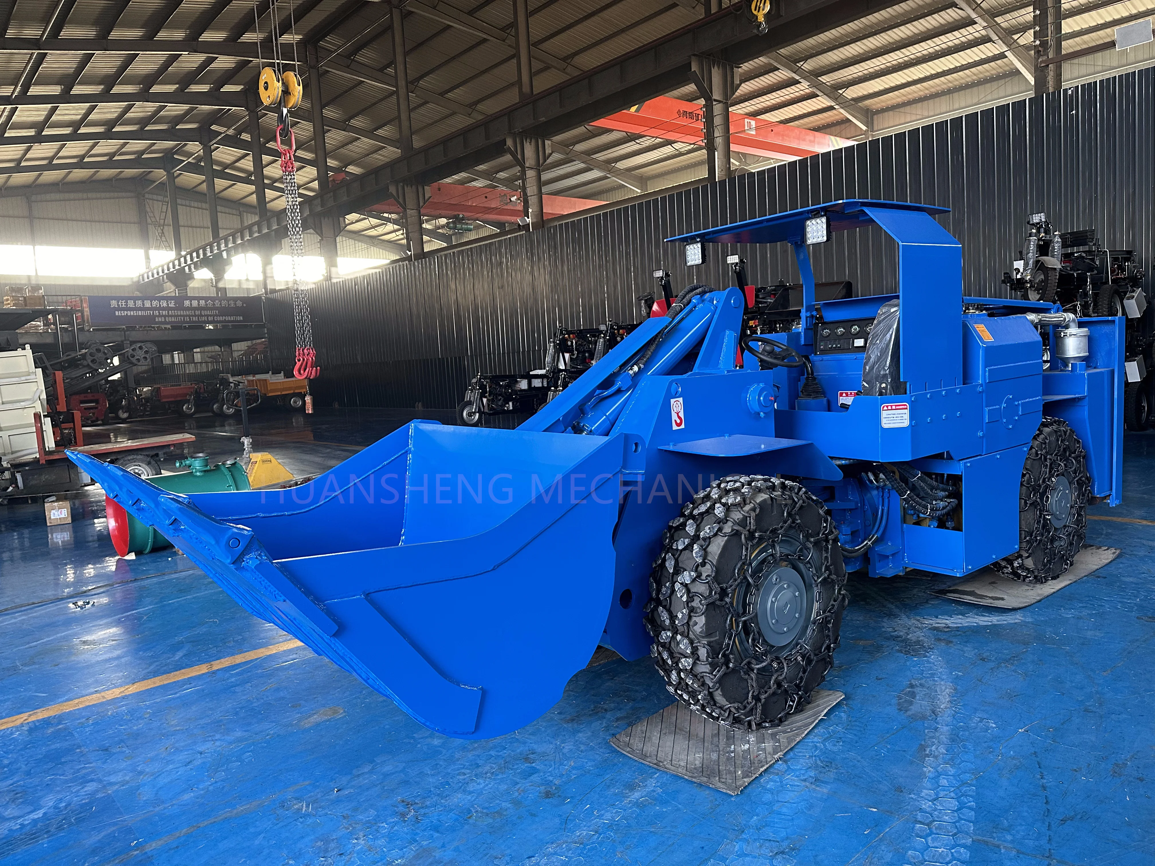 HuanSheng 1200 кг подземный карьерный совок 0 75 дизельный 52 кВт мини-совок