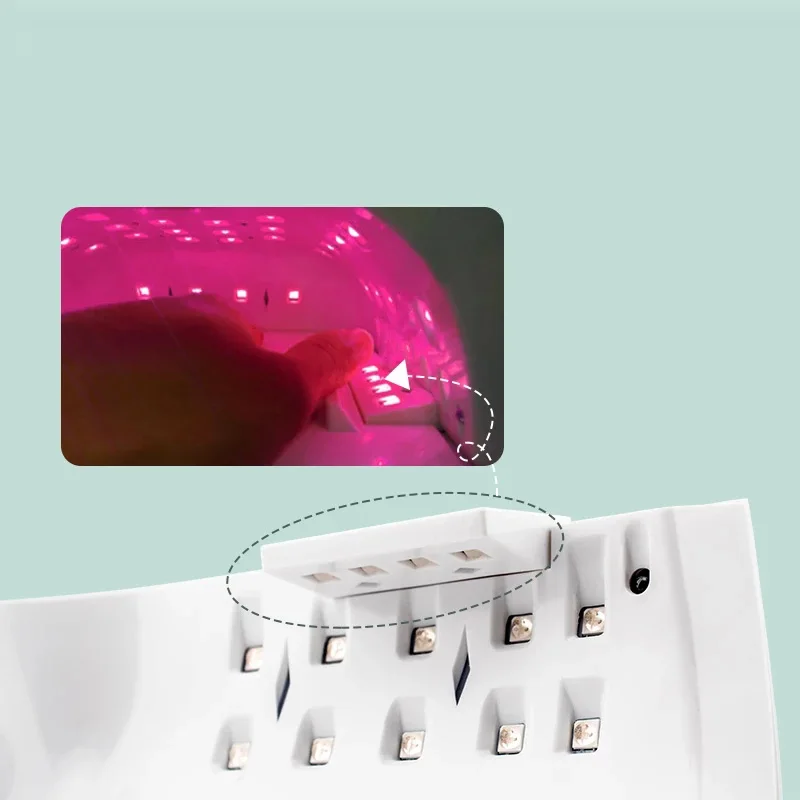 UV Nail Dryer Lamp With Automatic Sensor 52 UV LED Light For All Gels 4 Timer Professional Manicure Pedicure Nail Equipment