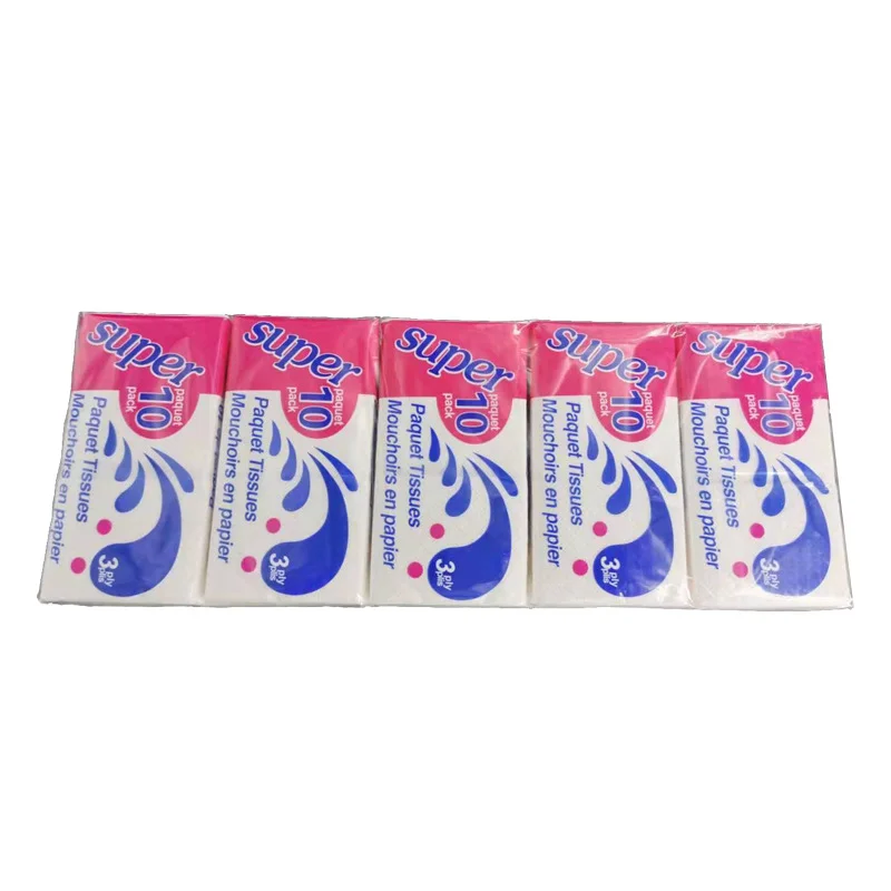 Mini Pocket Tissue is Easy to Carry Bulk Pocket Tissue Packs Handkerchief Pocket Tissue Paper
