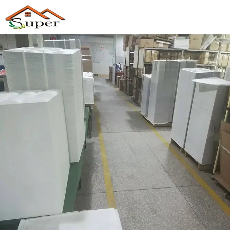 Modern Wall Sculpture Decor 3D Vinyl Hexagon Wall Tile Blue Interior