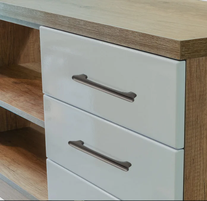 Square Black Gold Cabinet Door Drawer Handle Furniture Handles Zinc Alloy Hardware Pull Handles for Home Kitchen Cabinets