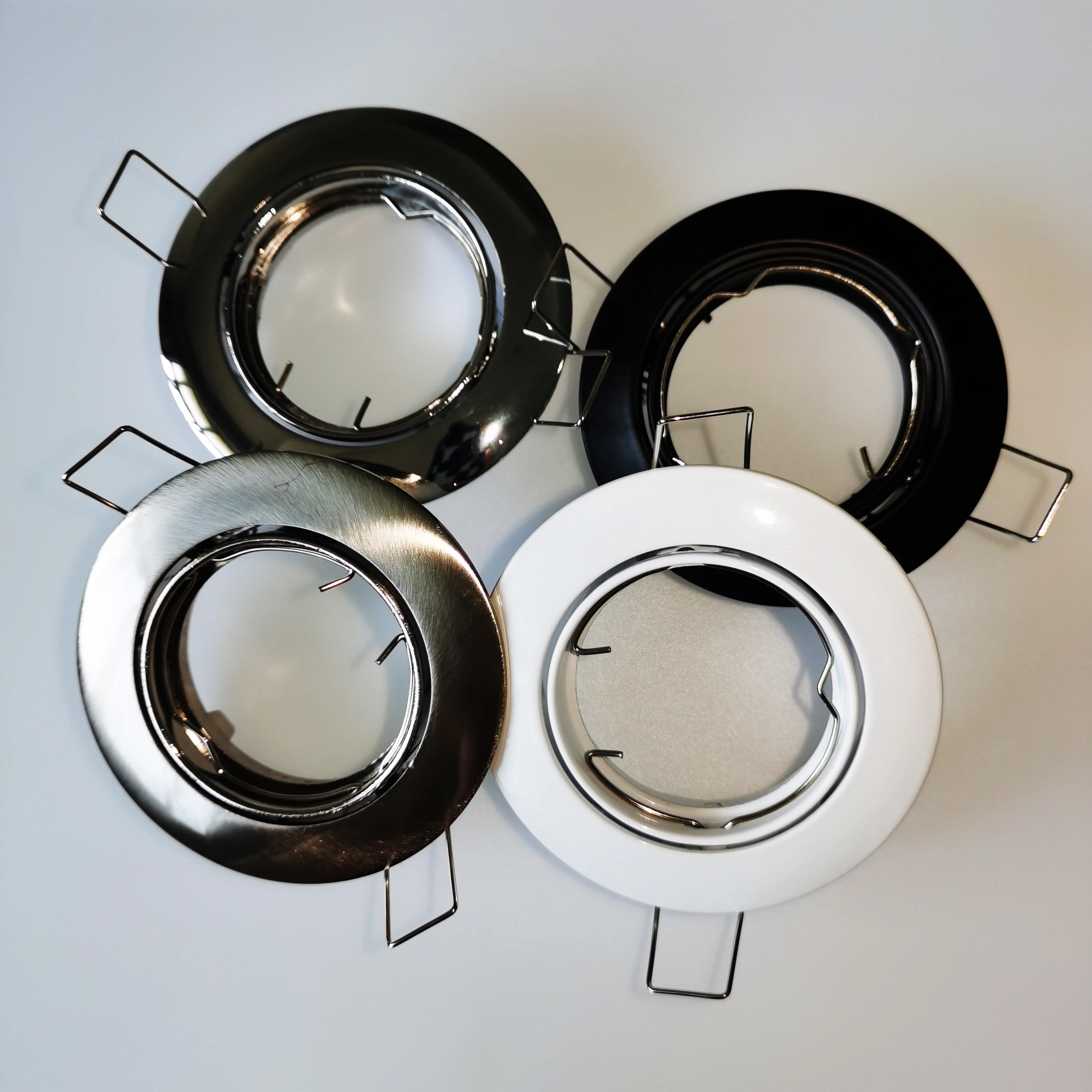 Easy Installation Housing White Black Sand Nickel Mr16 Gu10 Led Spot Ceiling Light Fittings Indoor