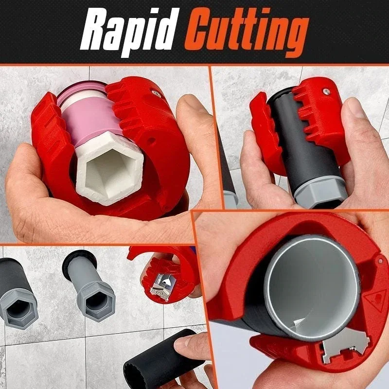 Прямая поставка, универсальный удобный резак для водопроводных труб из ПВХ, ручной резак для пластиковых труб, герметичные втулки, резак для проводов