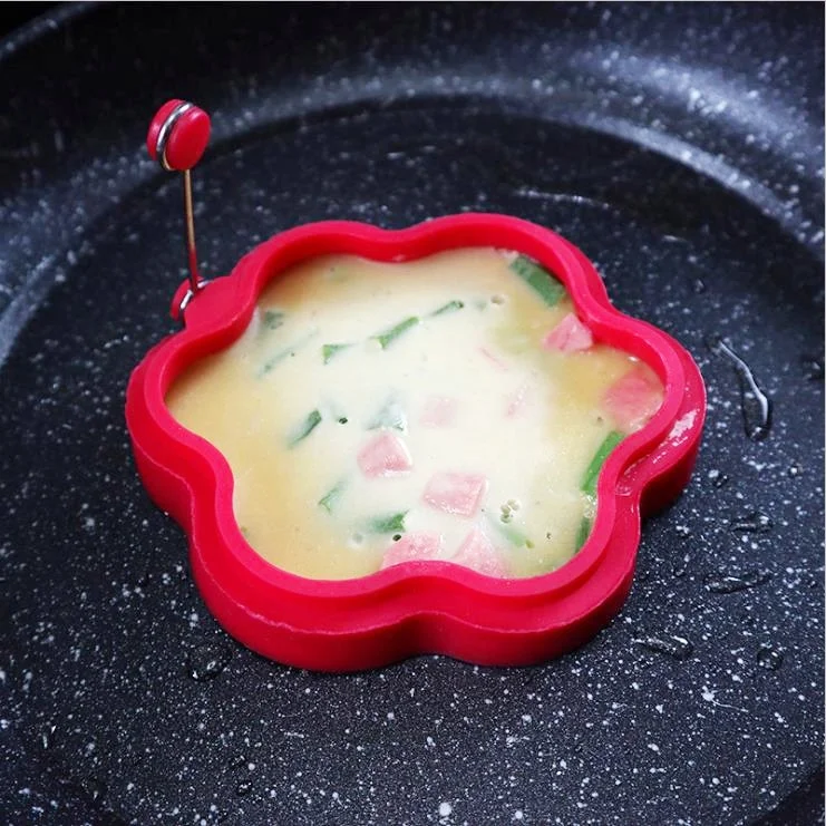 High Quality silicone egg ring BPA free heat resistant egg frying mold