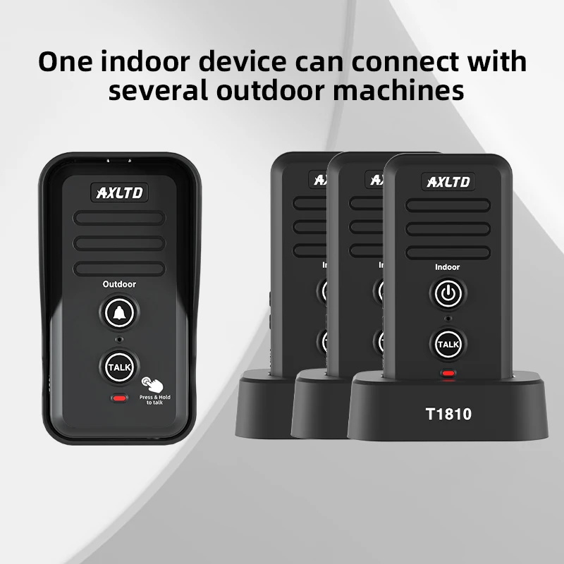 Crystal Clear Wireless Audio Intercom System Original Factory New T1810 Wireless Voice Intercom For Home And Office