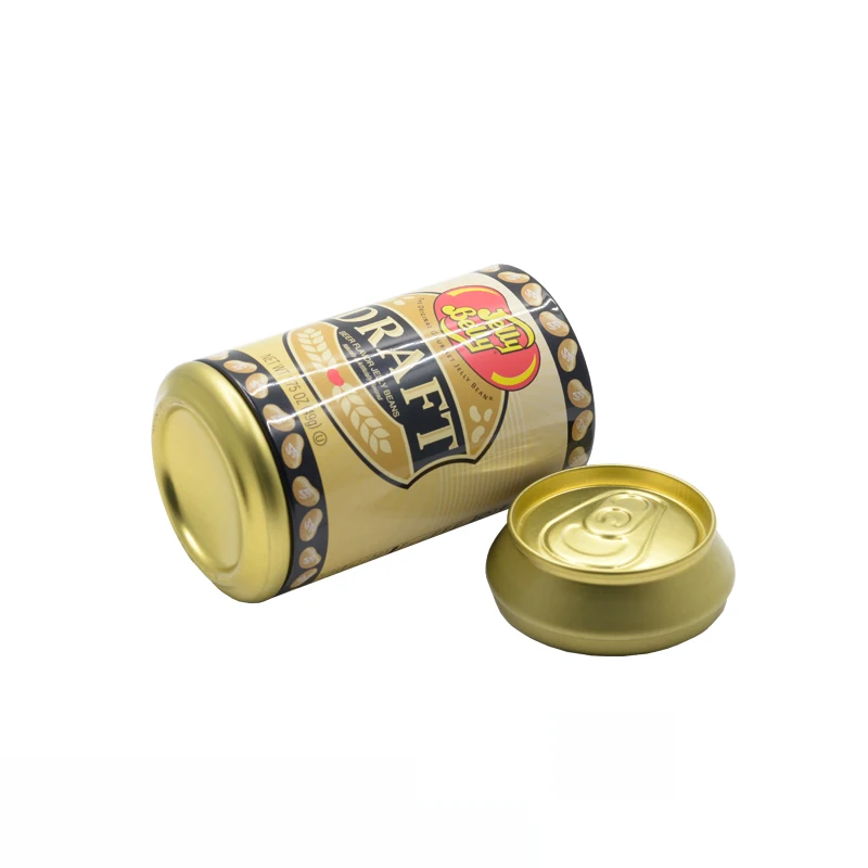 Promotional Beer Soda Shaped Gift Tin Box Underwear Sock Packing Tin Can for T-shirt  Packing Empty Tin Boxes
