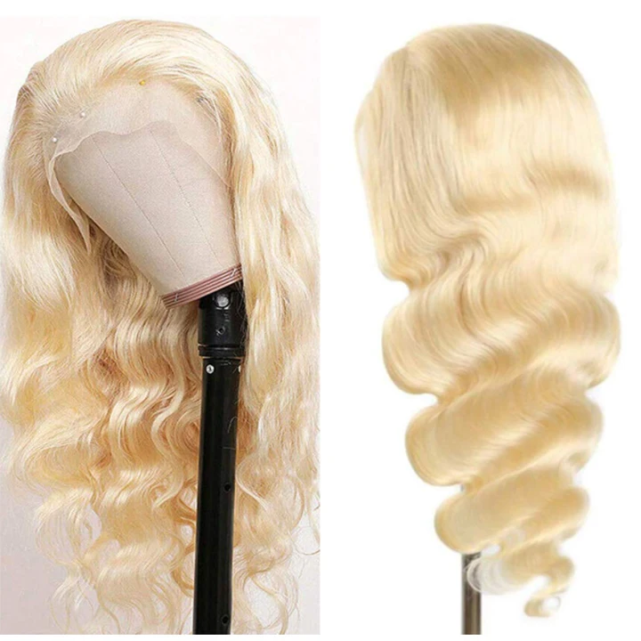 13x6 613 Full Lace Blonde Lace Front Human Hair Bob Wigs,613 Closure Hd Lace Frontal Wig,Natural Virgin Hair Wig Vendors