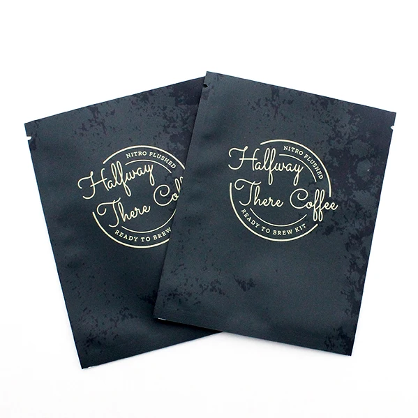 cosmetic cream sample packaging green tea coffee sachet bags