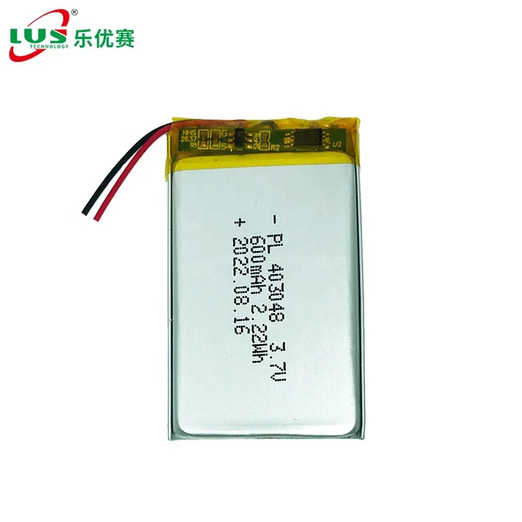 3 7 В литий-полимерный аккумулятор LP603035 600 мАч 2.22Wh LiPo 063035 элемент