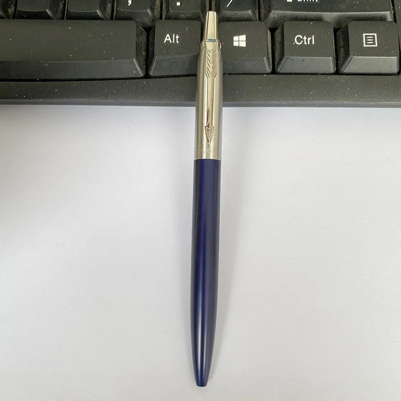 Jovesun custom Pen Luxury Laser Custom Branded slim Ballpoint Pens Thin Hotel supplies Promotion Pen