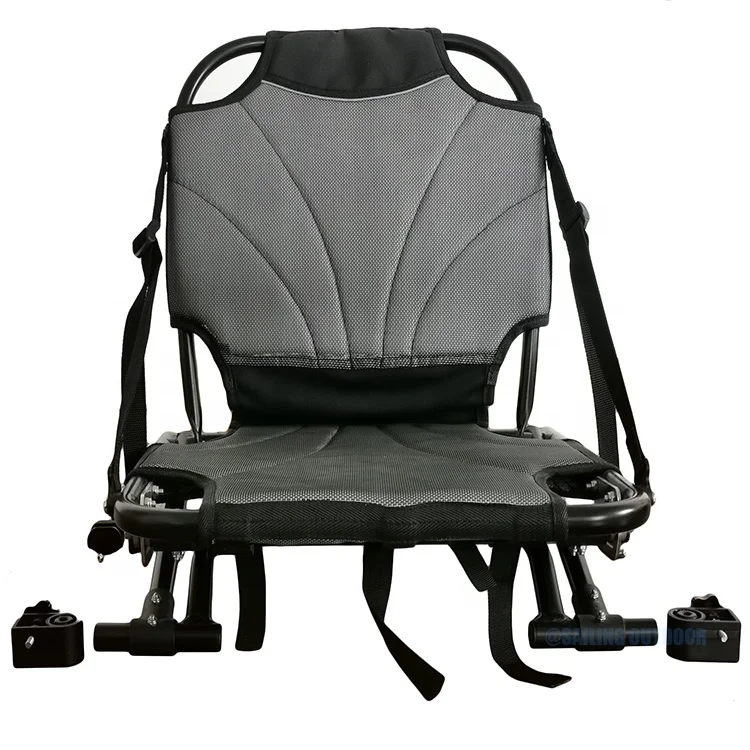 3 Adjustable Folding Kayak Seat With Aluminum Frame Boat Seats Canoe Chairs