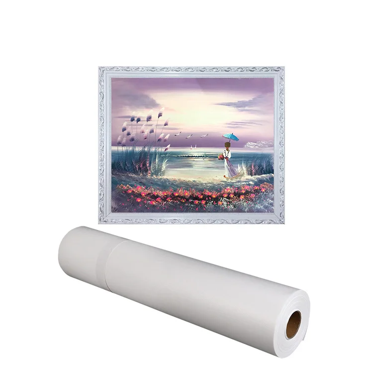 Высококачественный Печатный струйный полиэстер водонепроницаемый холст живопись холст рулон