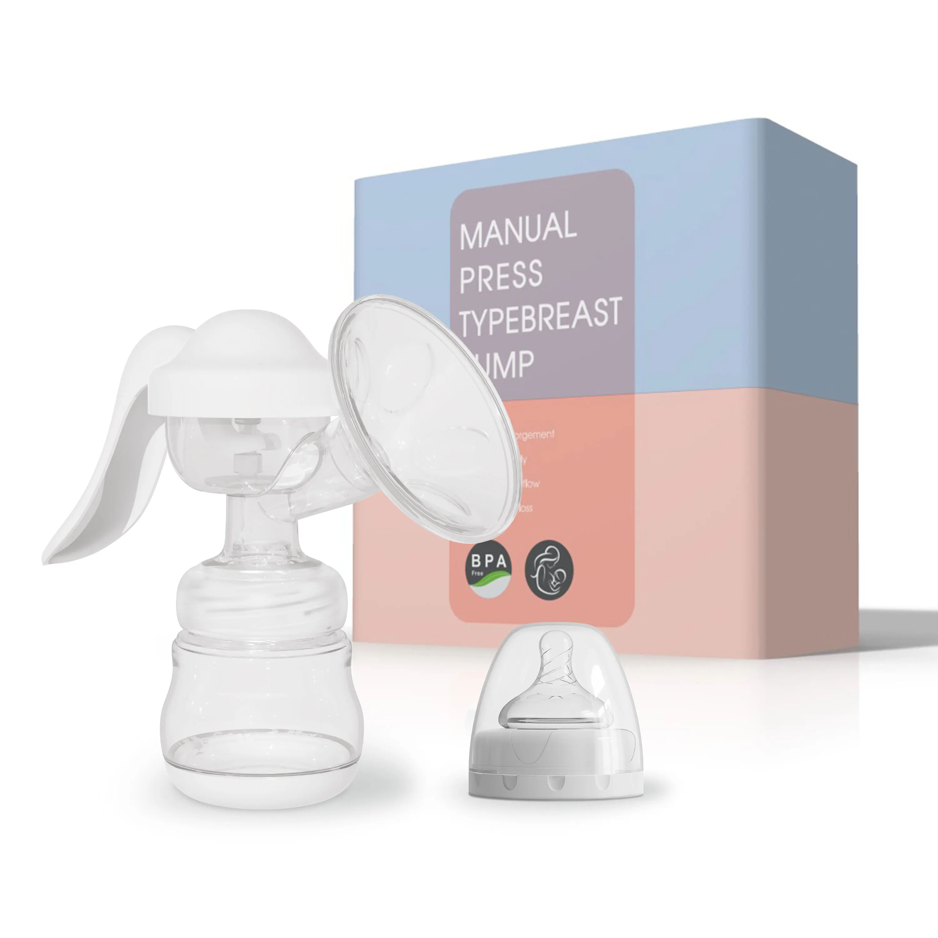 Customize Hot Sale BPA Free 3 Modes 12 Levels With LCD Display Silicone Portable Wireless Electric Wearable S12 Pro  Breast Pump