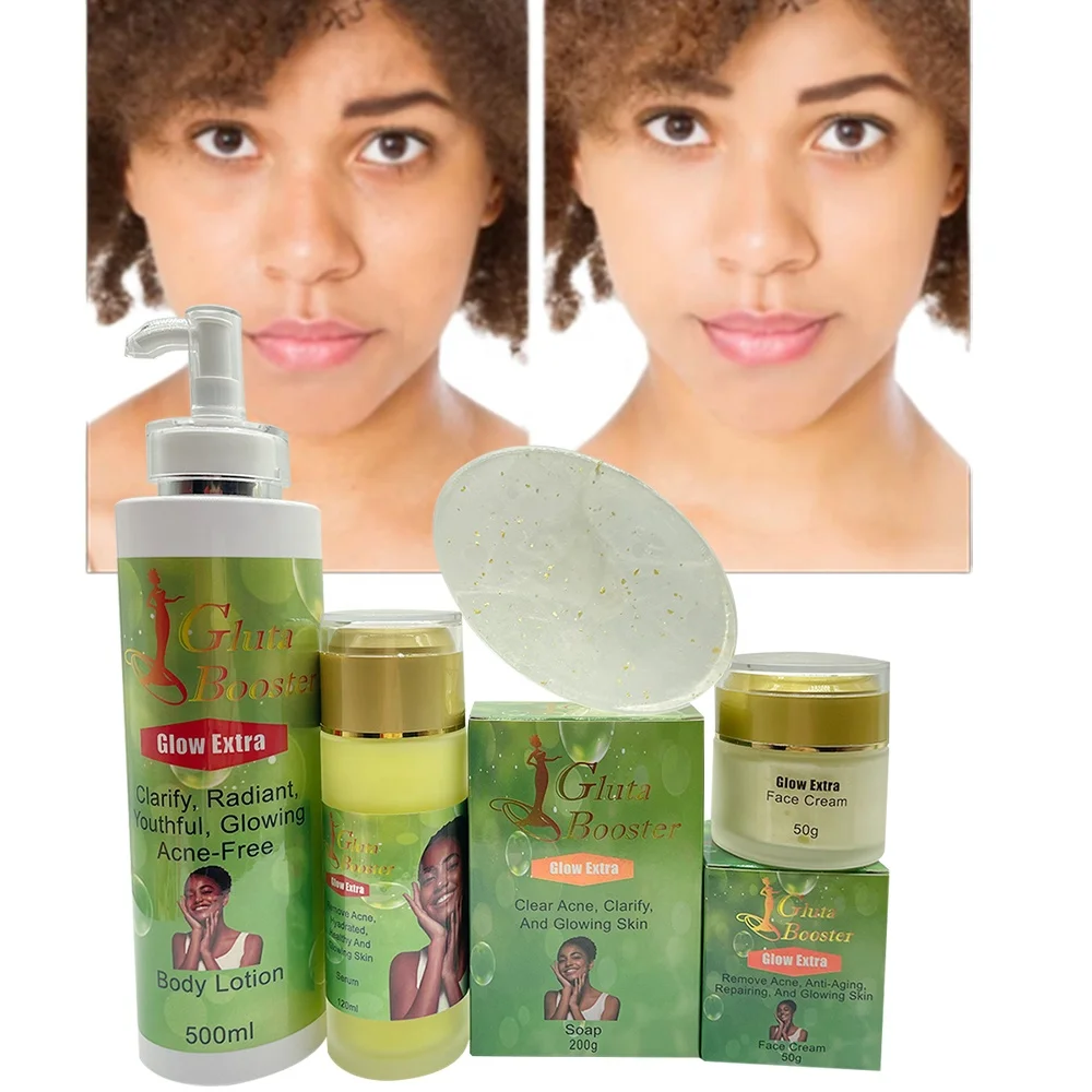Strong Glowing Nourishing Moisturizing Anti Tache Acne-Reducing Dark Spots Cleaner Body Set Antioxidants Restoring