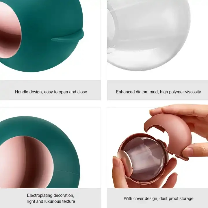 Hot Household Reusable Sticky Hair Ball With Cover Portable Mini Travel Lint Rollers For Pet Hair Extra Sticky