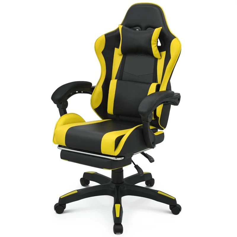 Hot Sale Modern Swivel Chair Ergonomic Gaming Chair Computer  laptop stand best gaming chair with headrest and lumbar pillow