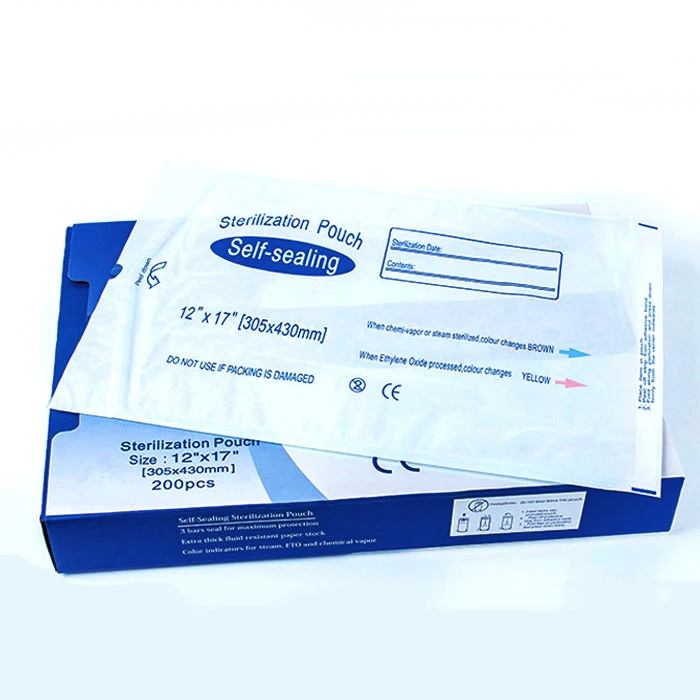 Medical Grade Self Sealing Dental Equipment Packaging - Steam Eto Self Sealing Sterilization Bags