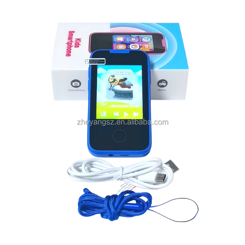 2.8 inch touch screen dual camera recording video games calculator 600mAh rechargeable digital camera phone toy kids