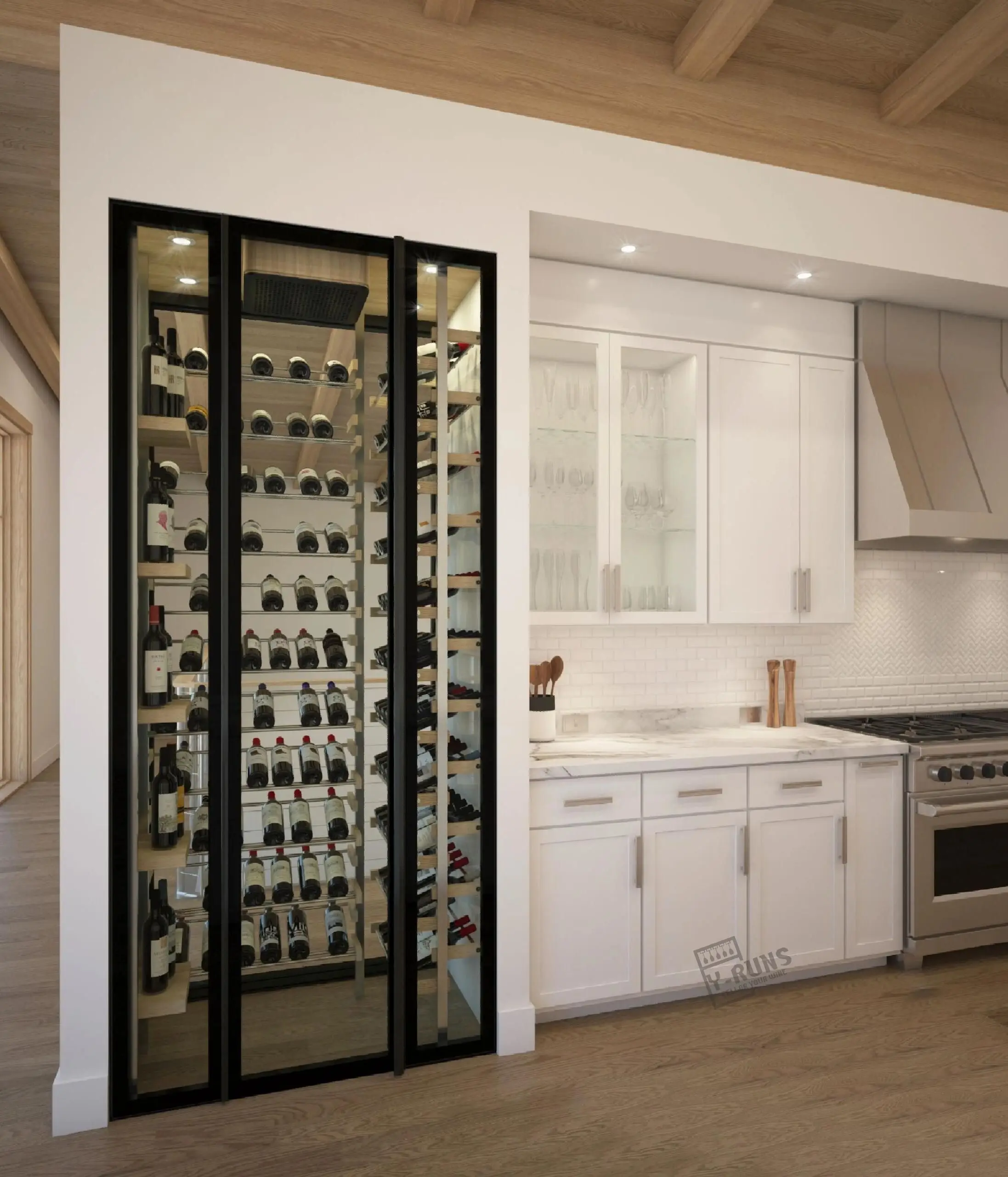 Wine rack cabinet cave a vin wine bar fridge bar wine beer chiller cooler cabinet with high safety lock spanish cedar cooler