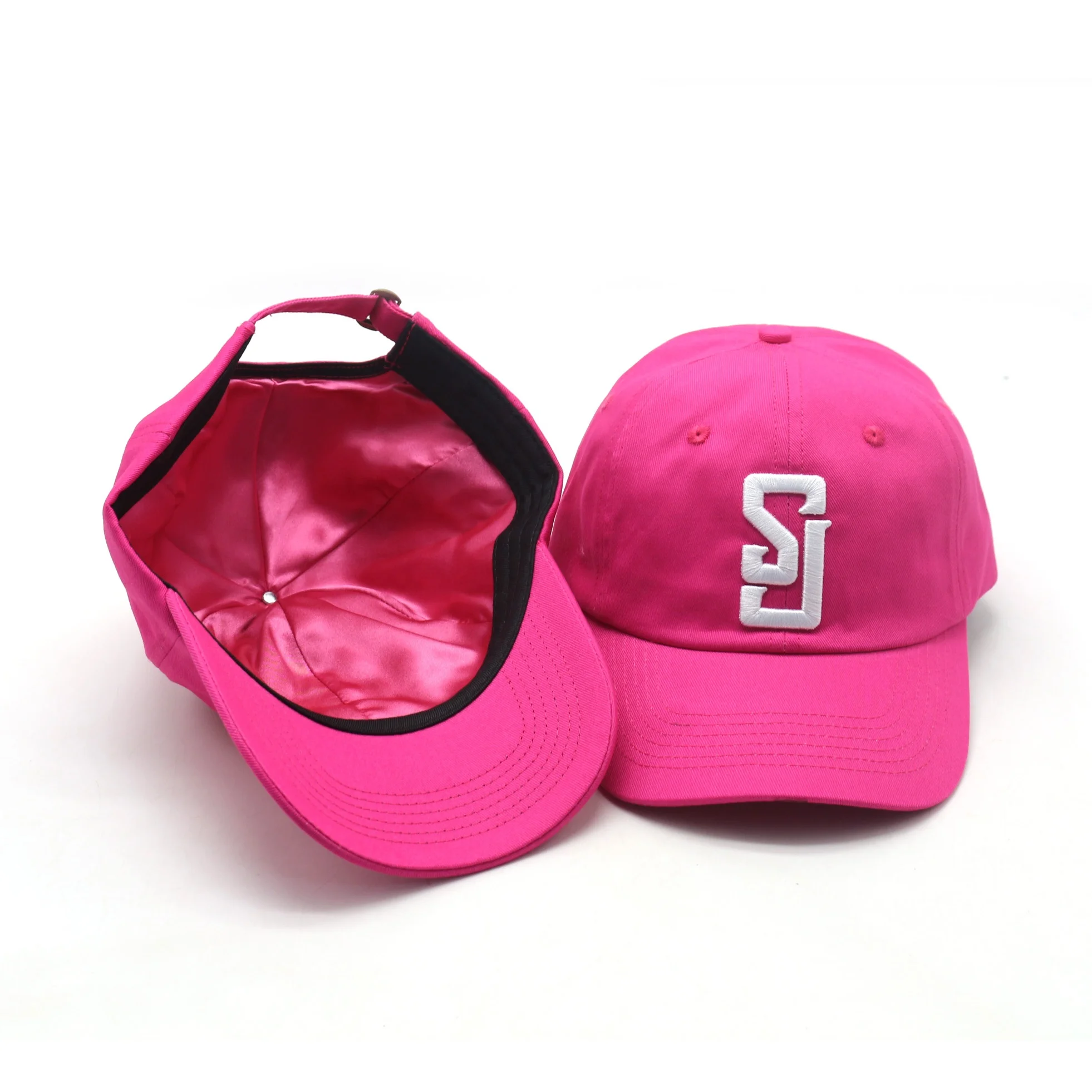 Оптовая продажа, хлопковая шляпа для папы, 6 панелей, вышивка, атласная бейсболка с изогнутыми полями