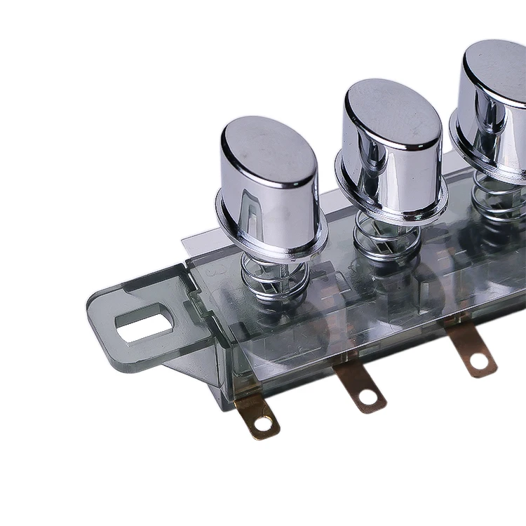 Electrical Kitchen Appliances Range Hood Chimney Spare Parts Controller 5 Position Keyboard Push Button Switch