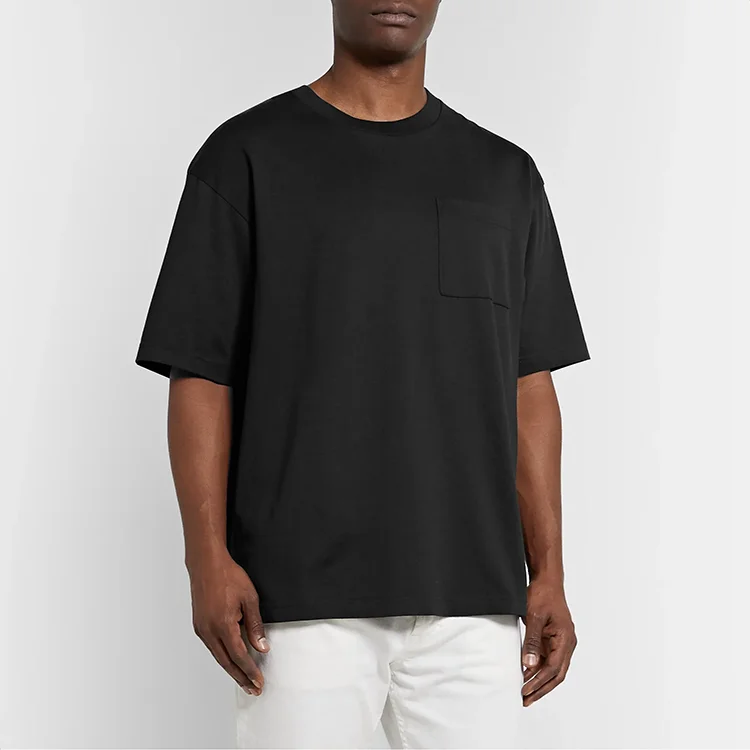 
Custom T Shirt Oversized T Shirt with Pocket 100 Cotton T-Shirts Manufacturers 