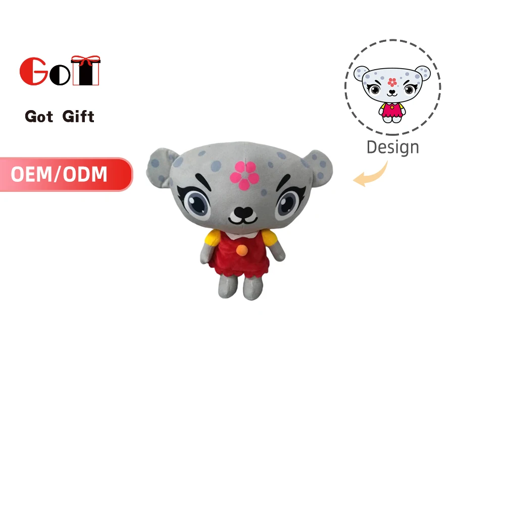 Factory Custom Logo Super Small Cute Soft Christmas Deer Plush Reindeer Stuffed Animal Toy Plush Toy